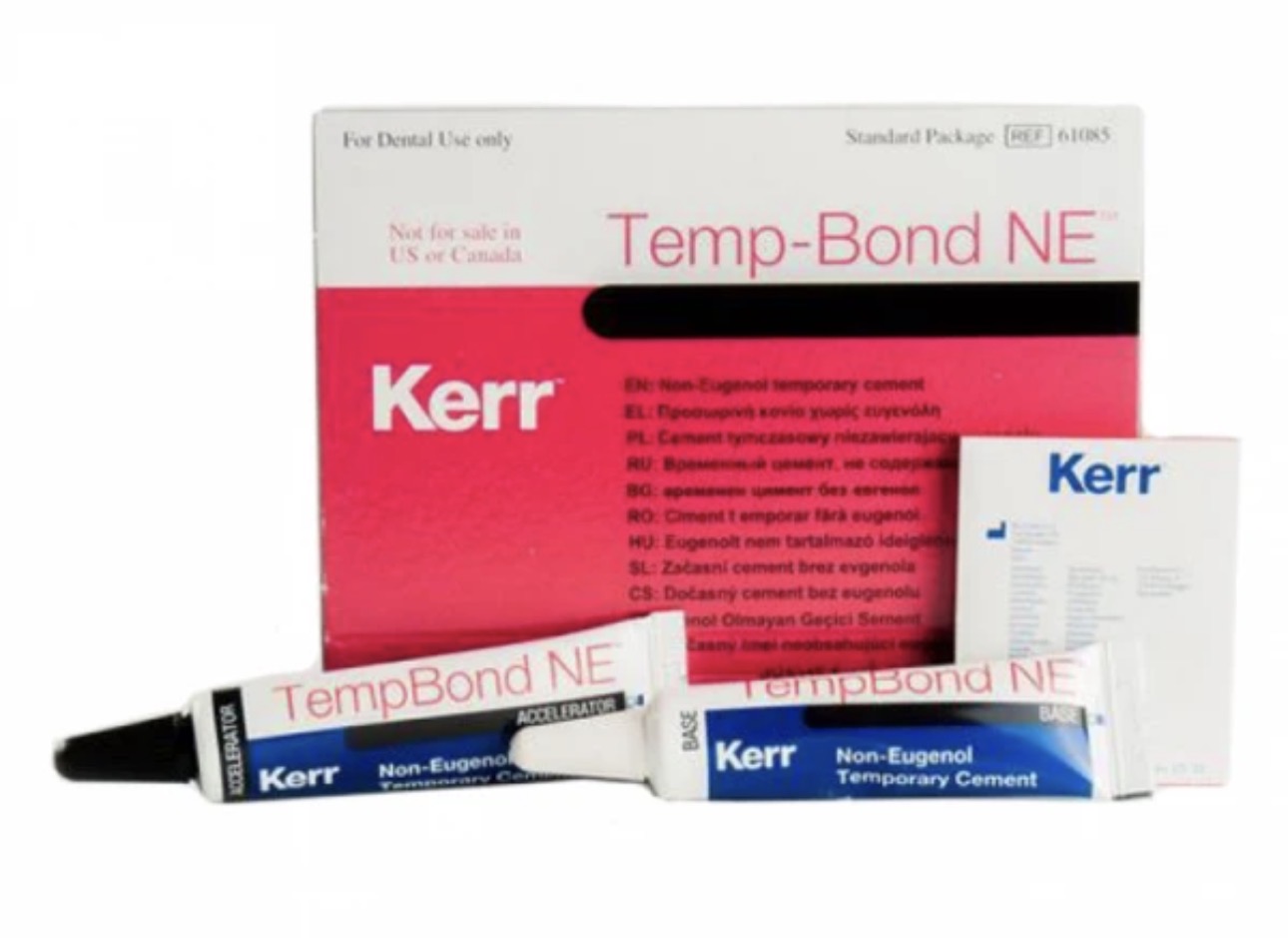 تمپ باند بدون اوژنول کر | temp bond ne